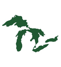 Load image into Gallery viewer, Great Lakes Proud Classic Decal (Forest Green)
